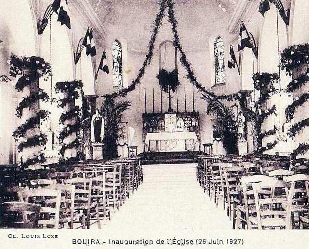 Bouira - eglise - Inauguration en 1927.jpg